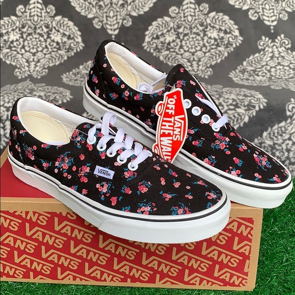 VANS ERA DITSY FLORAL BLK/Trwht - Picture 2 of 16